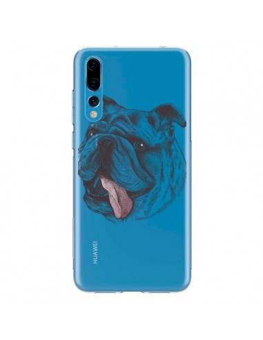 Coque Huawei P20 Pro Chien Bulldog Dog Transparente - Rachel Caldwell