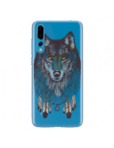 Coque Huawei P20 Pro Loup Wolf Attrape Reves Transparente - Rachel Caldwell