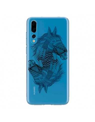 Coque Huawei P20 Pro Cheval Horse Double Transparente - Rachel Caldwell