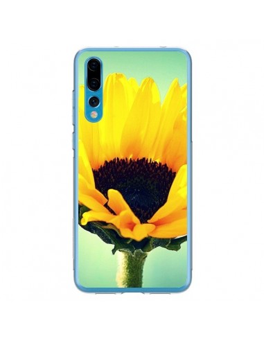 Coque Huawei P20 Pro Tournesol Zoom Fleur - R Delean