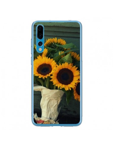 Coque Huawei P20 Pro Tournesol Bouquet Fleur - R Delean