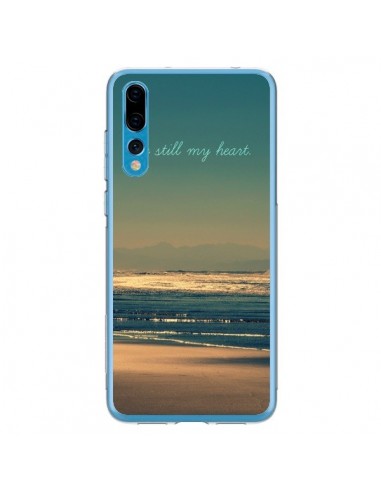 Coque Huawei P20 Pro Be still my heart Mer Sable Beach Ocean - R Delean