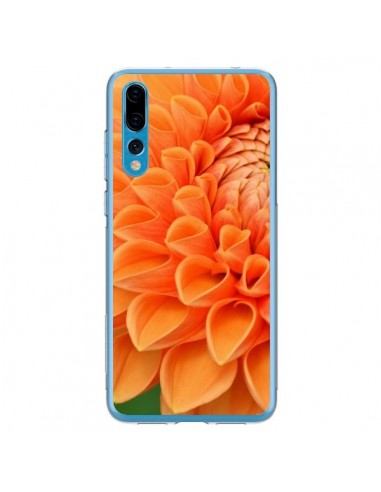 Coque Huawei P20 Pro Fleurs oranges flower - R Delean