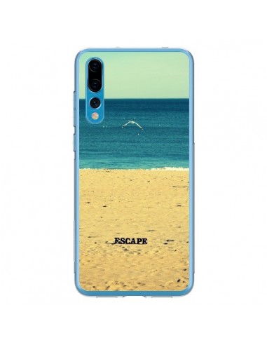 Coque Huawei P20 Pro Escape Mer Plage Ocean Sable Paysage - R Delean