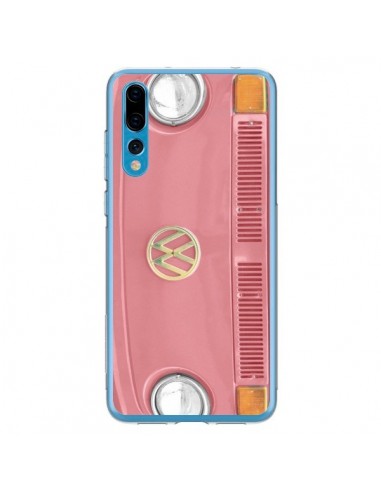 Coque Huawei P20 Pro Groovy Van Hippie VW Rose - R Delean