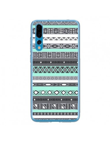 Coque Huawei P20 Pro Azteque Aztec Bleu Pastel - Rex Lambo