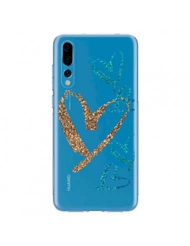 Coque Huawei P20 Pro Coeurs Heart Love Amour Transparente - Sylvia Cook