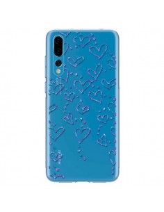 Coque Huawei P20 Pro Floating hearts coeurs flottants...