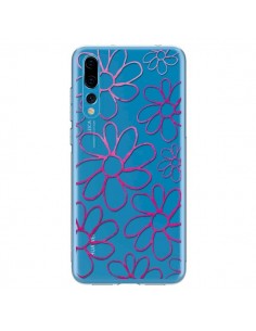 Coque Huawei P20 Pro Flower Garden Pink Fleur...