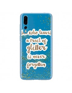 Coque Huawei P20 Pro Style Pailleté Transparente - Sylvia...
