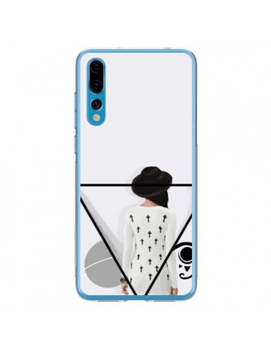 Coque Huawei P20 Pro Confusion Femme Oeil Triangle - Sara Eshak