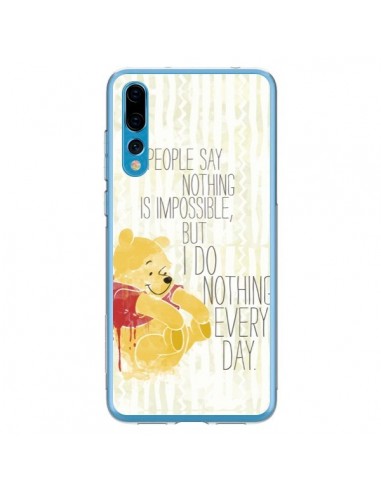 Coque Huawei P20 Pro Winnie I do nothing every day - Sara Eshak