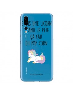 Coque Huawei P20 Pro Je suis une licorne, quand je pète...
