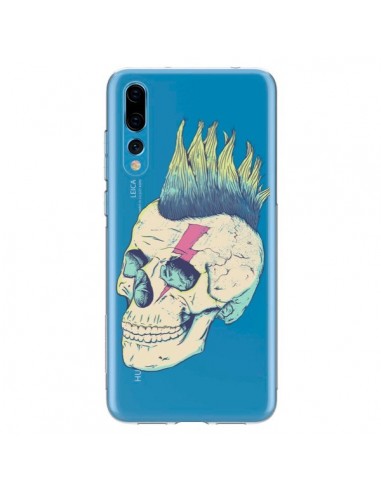 Coque Huawei P20 Pro Tête de Mort Crane Punk Transparente - Victor Vercesi