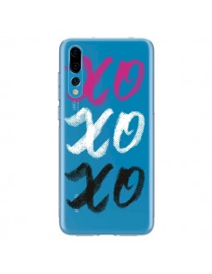 Coque Huawei P20 Pro XoXo Rose Blanc Noir Transparente -...