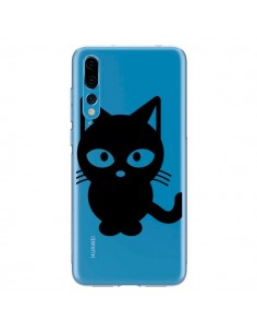 Coque Huawei P20 Pro Chat Noir Cat Transparente - Yohan B.