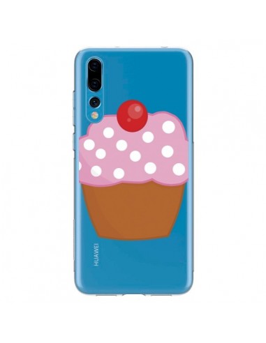 Coque Huawei P20 Pro Cupcake Cerise Transparente - Yohan B.