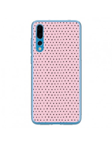 Coque Huawei P20 Pro Artsy Dots Pink - Ninola Design