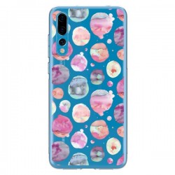 Coque Huawei P20 Pro Big Watery Dots Pink - Ninola Design
