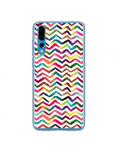 Coque Huawei P20 Pro Chevron Stripes Multicolored - Ninola Design