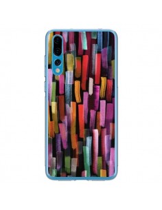 Coque Huawei P20 Pro Colorful Brushstrokes Black - Ninola...