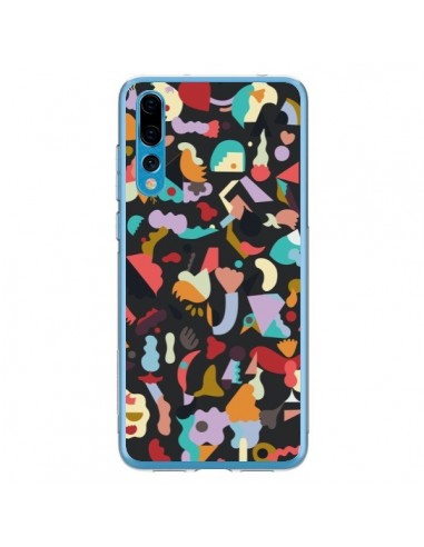 Coque Huawei P20 Pro Dreamy Animal Shapes Black - Ninola Design