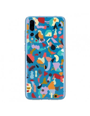 Coque Huawei P20 Pro Dreamy Animal Shapes White - Ninola Design