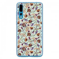 Coque Huawei P20 Pro Dry Blue Flowers - Ninola Design