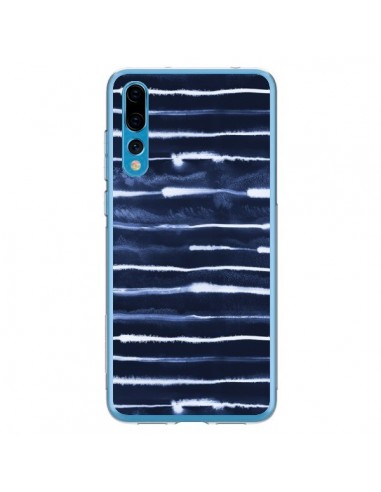 Coque Huawei P20 Pro Electric Lines Navy - Ninola Design