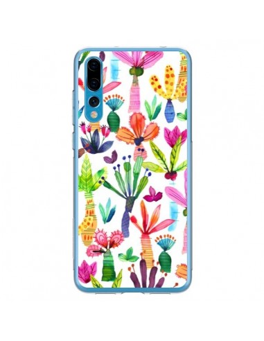 Coque Huawei P20 Pro Overlapped Watercolor Dots - Ninola Design