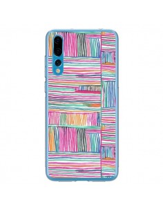 Coque Huawei P20 Pro Watercolor Linear Meditation Pink -...
