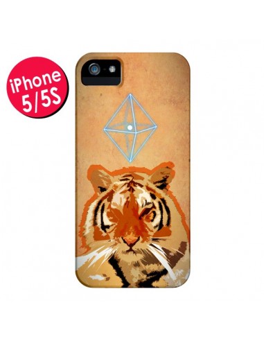 Coque Tigre Tiger Spirit pour iPhone 5 et 5S - Jonathan Perez