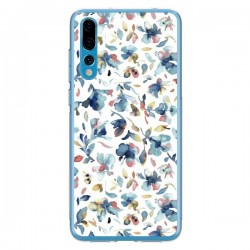 Coque Huawei P20 Pro Watery Hibiscus Blue - Ninola Design