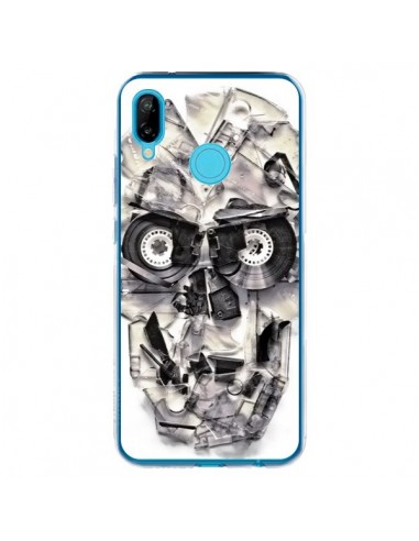 Coque Huawei P20 Lite Tape Skull K7 Tête de Mort - Ali Gulec