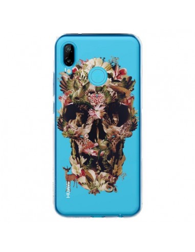 Coque Huawei P20 Lite Jungle Skull Tête de Mort Transparente - Ali Gulec
