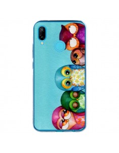 Coque Huawei P20 Lite Famille Chouettes - Annya Kai