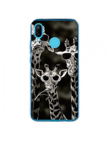 Coque Huawei P20 Lite Girafe Swag Lunettes Familiy Giraffe - Asano Yamazaki