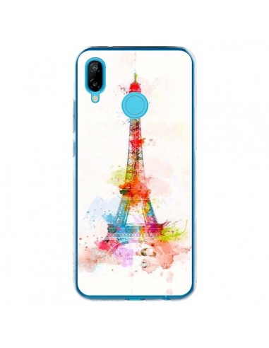 Coque Huawei P20 Lite Paris Tour Eiffel Muticolore - Asano Yamazaki