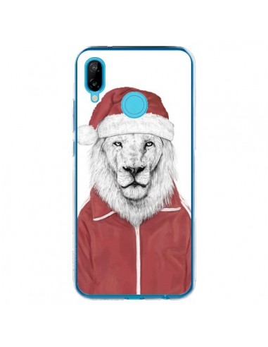 Coque Huawei P20 Lite Santa Lion Père Noel - Balazs Solti