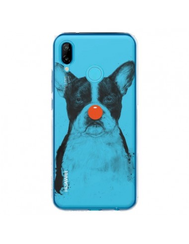 Coque Huawei P20 Lite Clown Bulldog Dog Chien Transparente - Balazs Solti