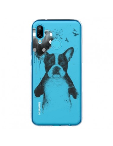 Coque Huawei P20 Lite Love Bulldog Dog Chien Transparente - Balazs Solti