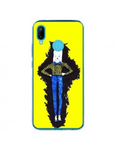 Coque Huawei P20 Lite Julie Femme Fashion Mode Jaune -...
