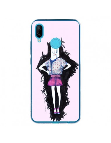 Coque Huawei P20 Lite Valentine Femme Fashion Mode Rose Clair - Cécile