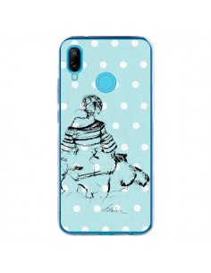 Coque Huawei P20 Lite Croquis Pois Femme Fashion Mode -...