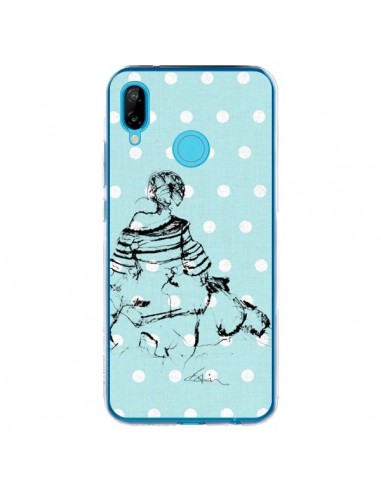 Coque Huawei P20 Lite Croquis Pois Femme Fashion Mode - Cécile