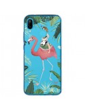 Coque Huawei P20 Lite Lolo Love Flamant Rose Chien Transparente - Chapo