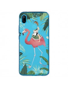 Coque Huawei P20 Lite Lolo Love Flamant Rose Chien...
