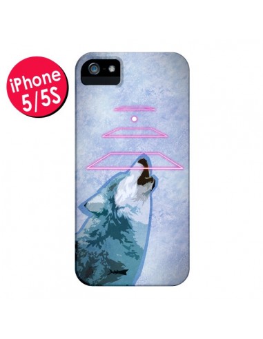 Coque Loup Wolf Spirit pour iPhone 5 et 5S - Jonathan Perez