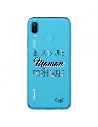 Coque Huawei P20 Lite Je suis une Maman Formidable Transparente - Chapo