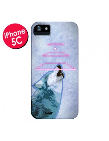 Coque Loup Wolf Spirit pour iPhone 5C - Jonathan Perez